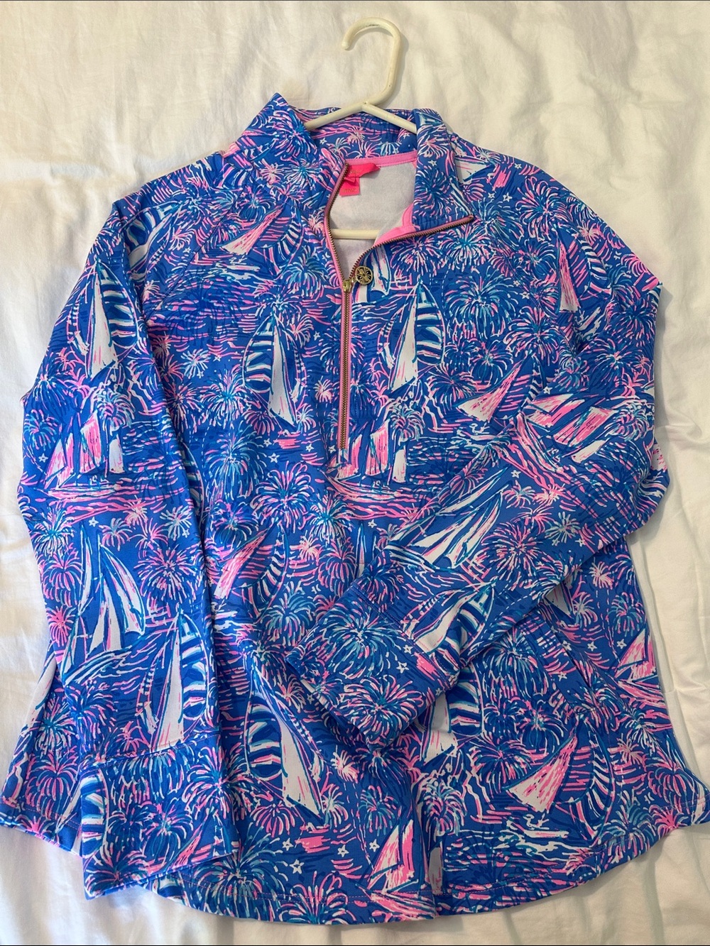 Women’s Lilly Pulitzer Skipper Popover, Excellent Condition, Size M